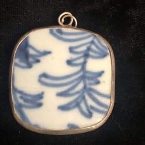 Ming Dynasty Porcelain Shard Pendant