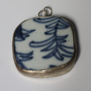 Porcelain Shard Pendant from the Ming/Ching Dynasty