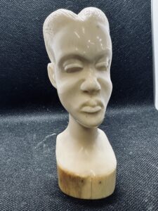 carved ivory bust