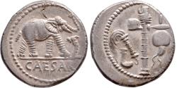 Julius Caesar Elephant Denarius