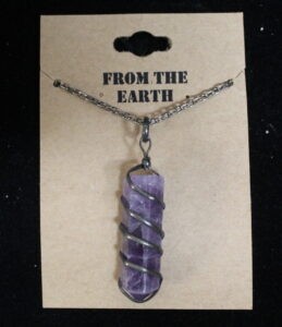 Amethyst Wrap Coil Necklace made by From the Earth.