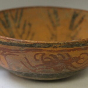 Polychrome Ceramic bowl Mayan