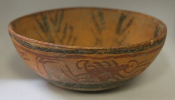 Polychrome Ceramic bowl Mayan