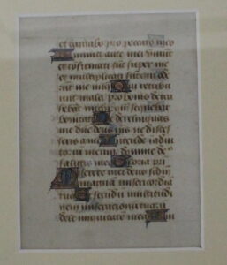 page from Book of hours