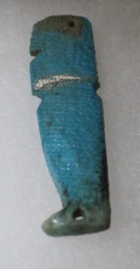 Blue Faience Hapi Amulet