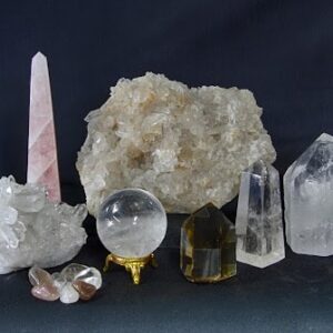 Quartz and Pyrite Crystals – Dendritic Quartz for Sale | McIntosh55