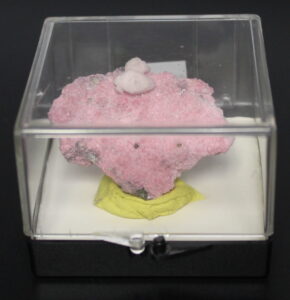 Rhodochrosite with Calcite Crystals 