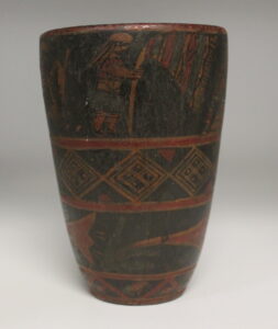 Colonial period Inca wooden Kero