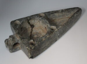 Gandharan Stone oil lamp made of Schist Stone