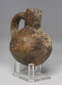 Holyland Blackware Handled Juglet