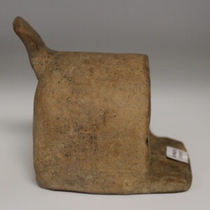 Collima Terracotta Figure seated inside canopy