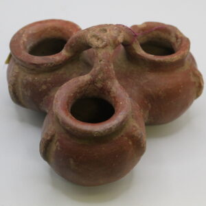 Tri Chambered Terracotta Pot
