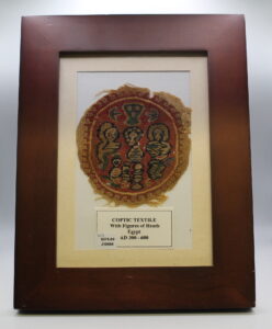 Coptic Textile w/ figures of heads