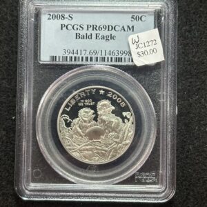 US Commemorative 2008-S Bald Eagle Half Dollar PCGS PR69DCAM