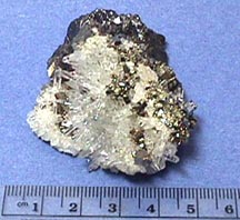 Quartz crystals, Pyrite and Galena - J00570
