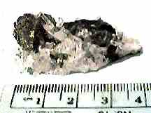 Quartz crystals, Pyrite and Galena - J02125a