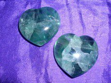 Flourite Heart - Medium