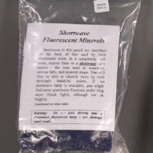 Fluorescent (Short Wave) Mineral Bag - J06806