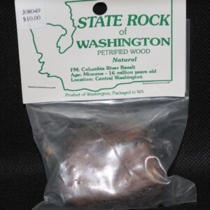 State rock of Washington: natural  Petrified wood SM