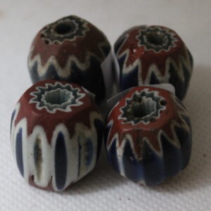 Seven Layer Chevron Venetian Trade Beads (Large)