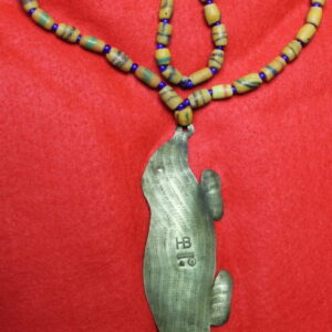 Antique Hudson Bay Copper Beaver Pendant