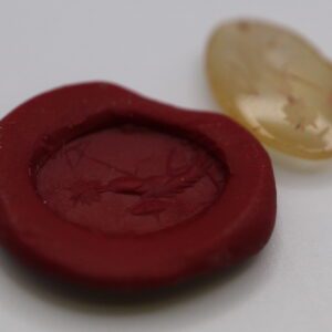 Intaglio with Figure left