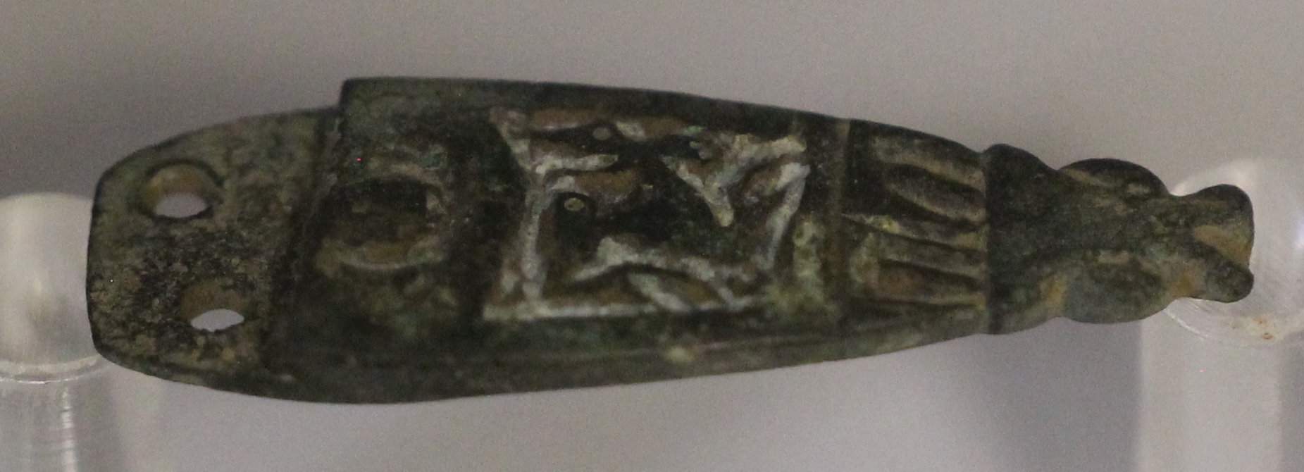 Anglo-saxon Bronze strap end