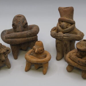 Seated Figural Whistles