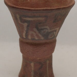 Pre-Columbian Tiahuanaco Polychrome Kero