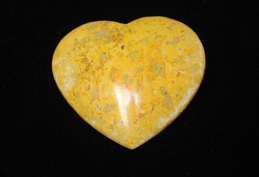 Bumble Bee Jasper Heart