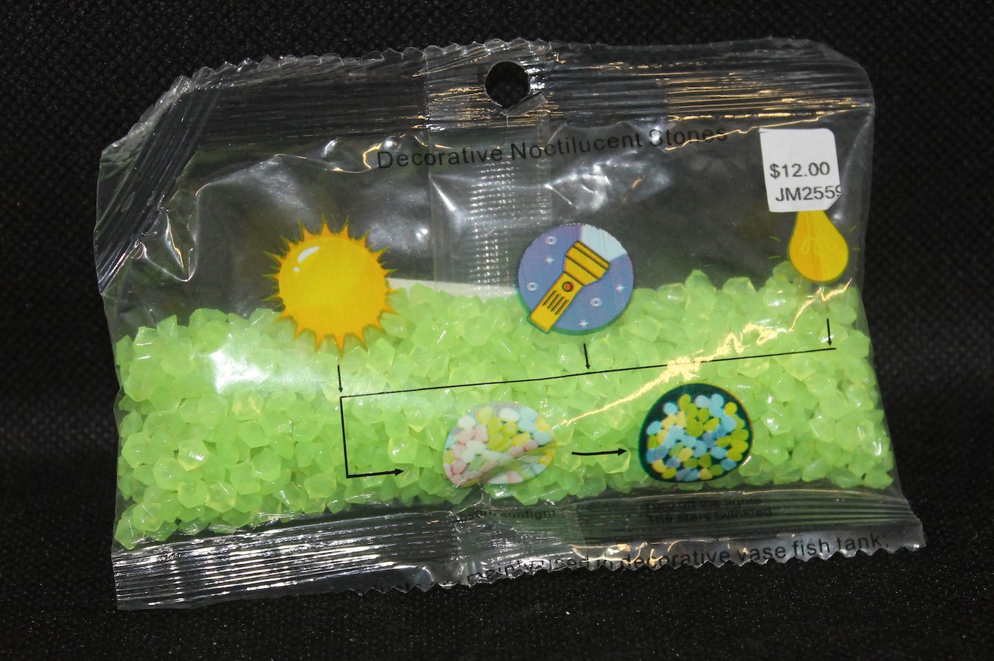 Decorative Noctilucent and Fluorescent Stones