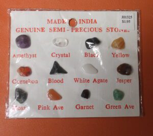 semi-precious stones