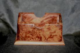 Juniper Root Wood Card Holder