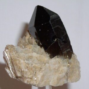Smoky Quartz in Mica - J08868