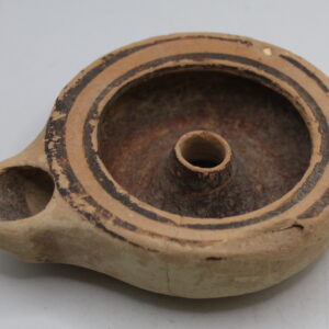 South Italian - Greek Terracotta Oil Lamp