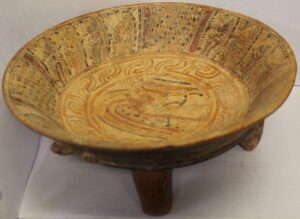 Maya Polychrome Tripod Plate
